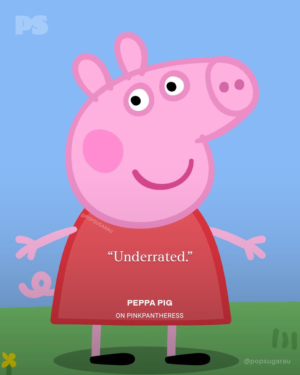 popsugarau's tweet photo. Peppa Pig admits she 'doesn't know' who Clairo is and thinks PinkPantheress is "underrated". She also wants to know if Pink likes animals.

🗣: Pitchfork

#peppapig #clairo #popsugarauquotetiles https://t.co/AkexZo00kh