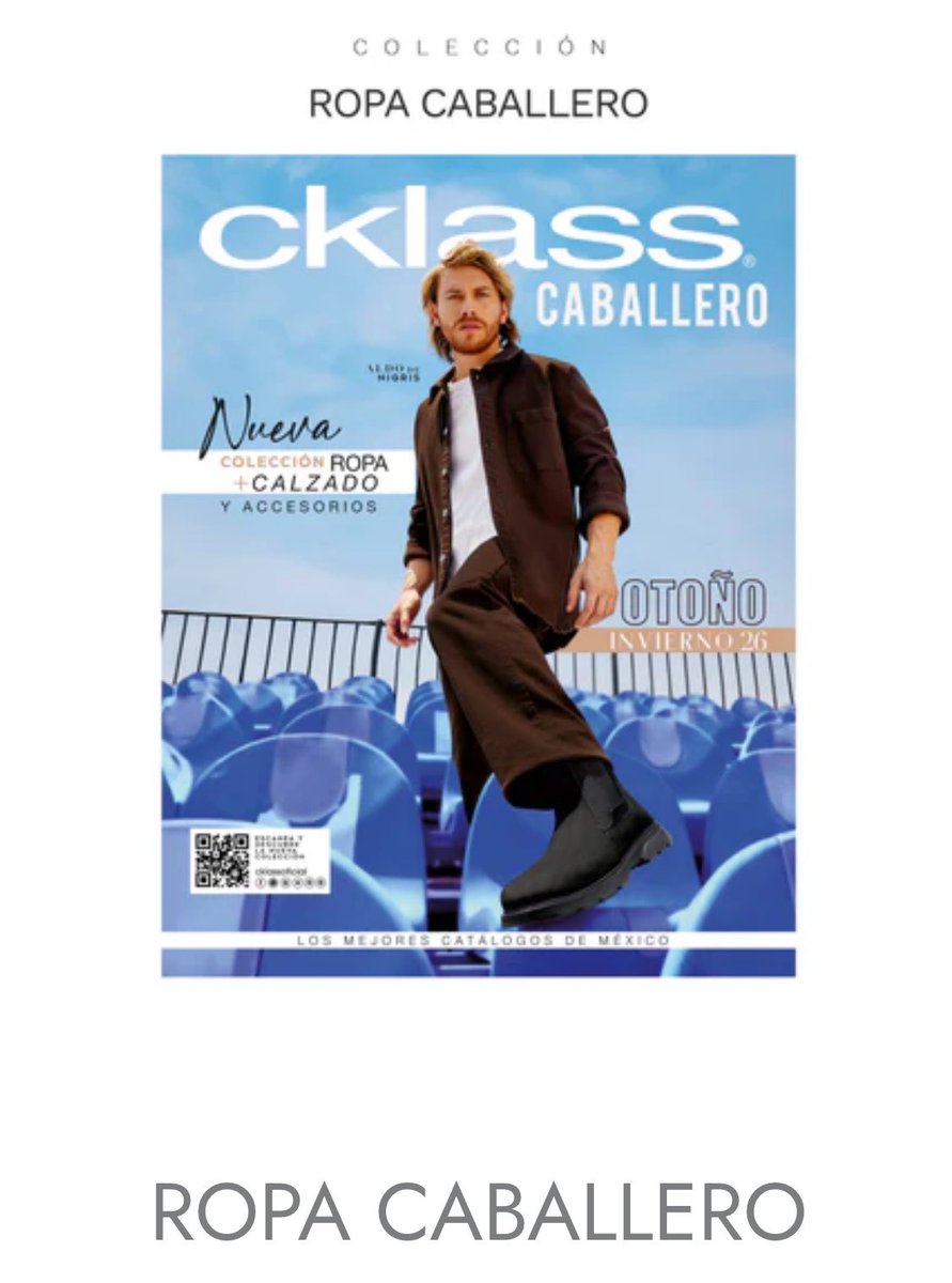 DondeEstaAldo's tweet photo. #DóndeEstáAldo ? 

¿Y ese catálogo nuevo? 

Hermanas, corran a ver el nuevo catálogo otoño-invierno 2026 de @cklassoficial nuestro @aldotdenigris es la portada de la colección. ❤️✨

Aquí abajo les dejamos el link para que vean las fotos y hagan sus pedidos. ✍🏻✅

https://t.co/Wjdmacp8Yb

#AldoTdnworld
#AldoTDeNigris