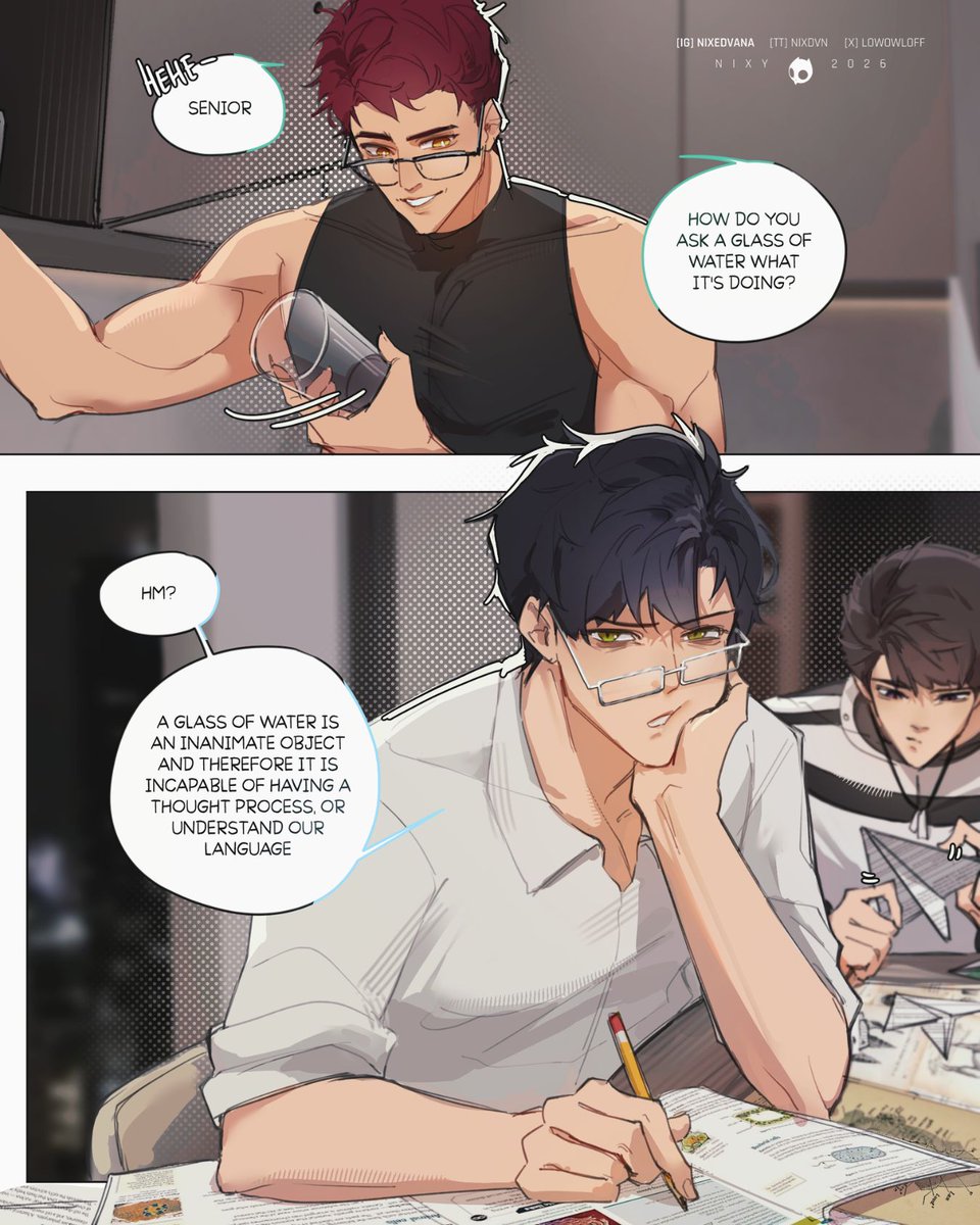 lowowloff's tweet photo. [❄️🌙🍎] COLLEGE AU!!!
#BringBackValko #BringValkoBack #LoveAndDeepspace #LADS https://t.co/896fIT7eBU