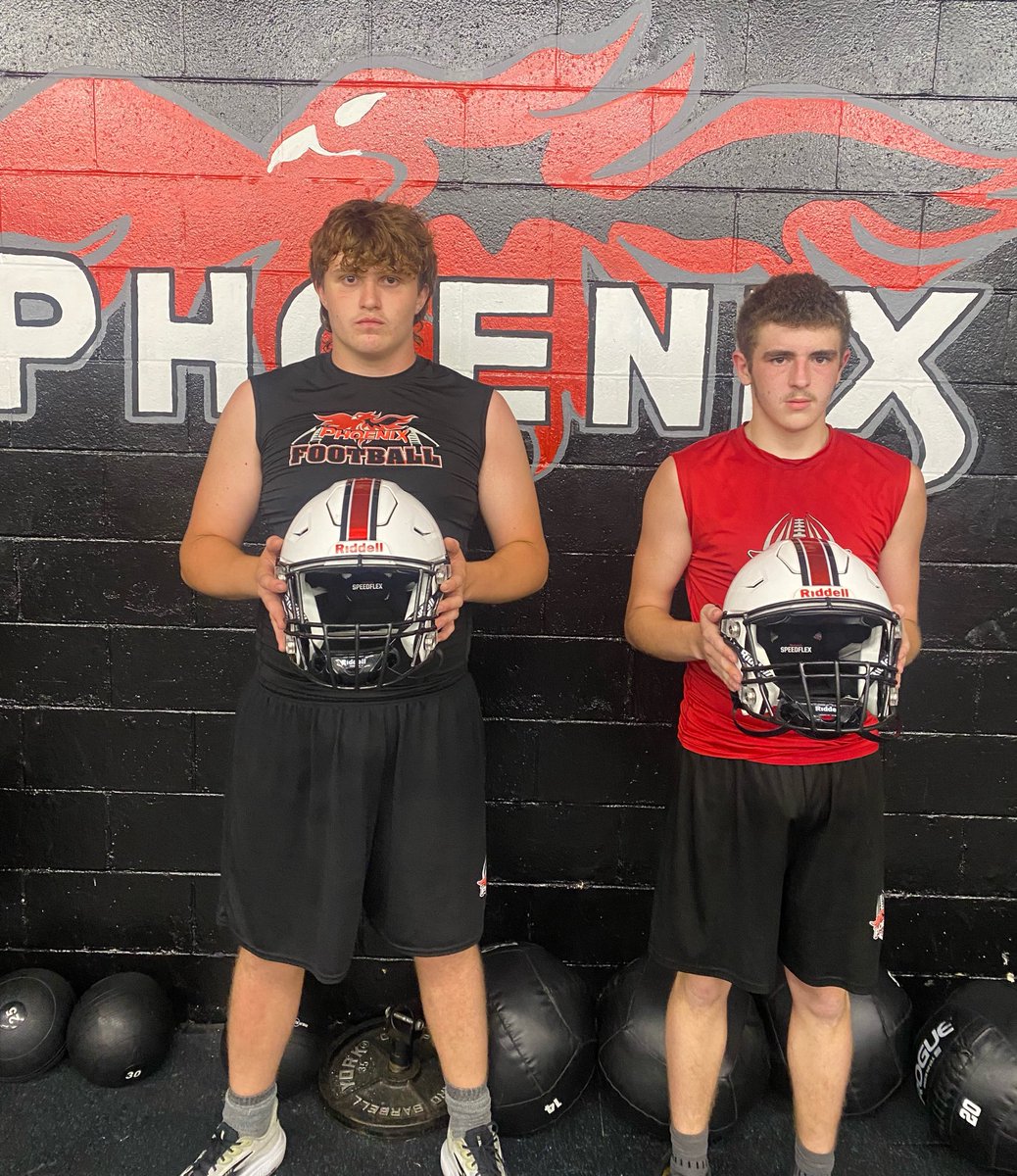 FoxfireFootball's tweet photo. Jr. Hunter Wilcox & Sr. Michael Ward are the most recent players to surpass 200 pts @whyliveschool & earn their stripe! Proud of their leadership & consistency! #PlayWithFire https://t.co/xWVxsFbtr9