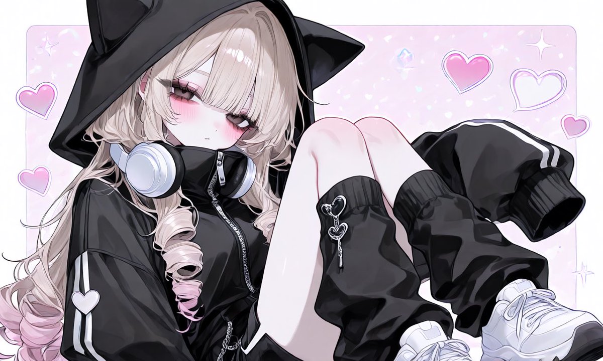 Yukill7yan7's tweet photo. 💌プロンプト配布💌

猫耳ジップパーカー͈ʚ̴̶̷̆ ̯ʚ̴̶̷̆ ͈
完全ことちの趣味です。
引用で見せてくれたら嬉しいだけᐡ•̥ ·̫ •̥`
既出だったらごめんケロ🐸

ALTにそれぞれ貼ってます🍀*゜

⚠️モデロラで違いでたらごめんにぇ

このプロンプトかわいいでつよ♡
※AI生成です https://t.co/pBb5ps0bKu