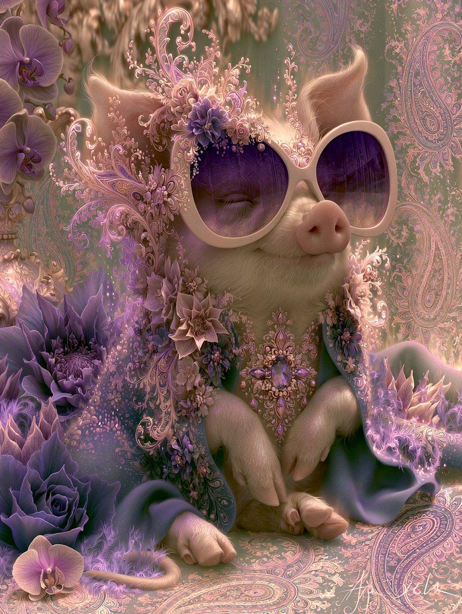_justpaisley's tweet photo. QT Your sunglasses.
#JustPaisleyArt #DreamWeavers #AIArt #AIArtists #AIArtCommunity #FantasyArt https://t.co/hKuZPeFjIY
