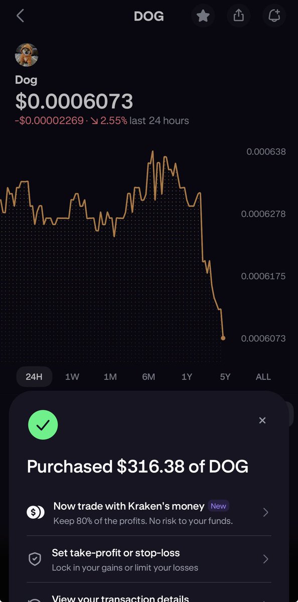 PapaHurt's tweet photo. Finally. Been waiting for a solana:dog1viwbb2vWDpER5FrJ4YFG6gq6XuyFohUe9TXN65u dip. LOCK IN! https://t.co/ESzaM3R4vE