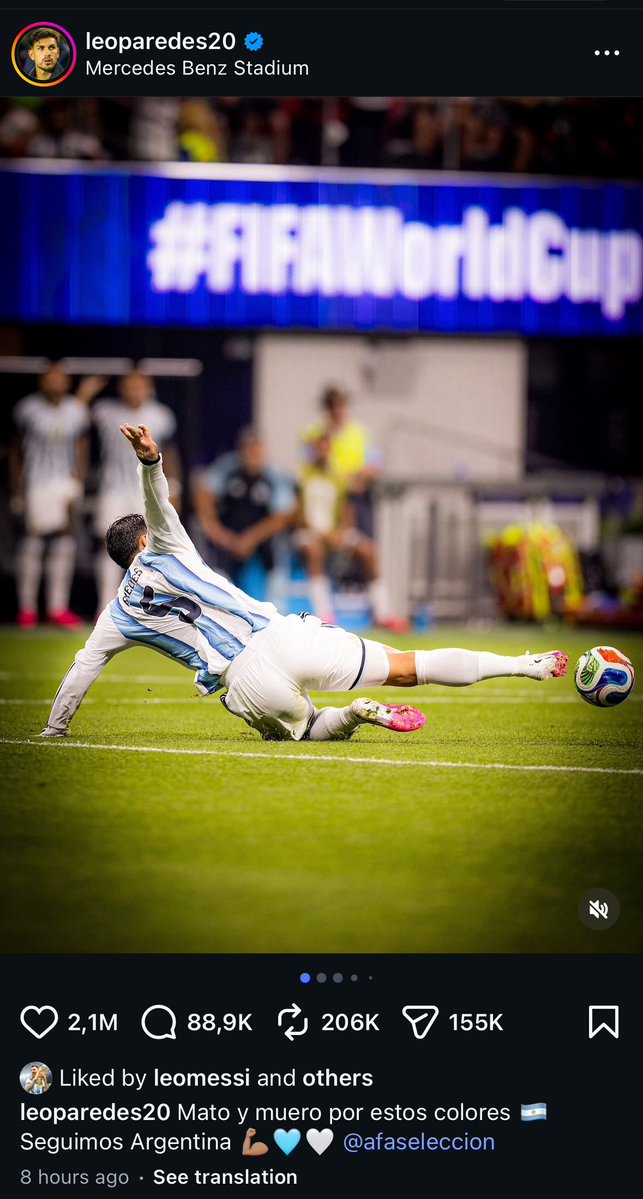 idextratime's tweet photo. 📸 Leandro Paredes mengupload foto BLOCK super krusial vs. Mesir di akun Instagramnya. 🔥🥶 https://t.co/ERafWhFHVC