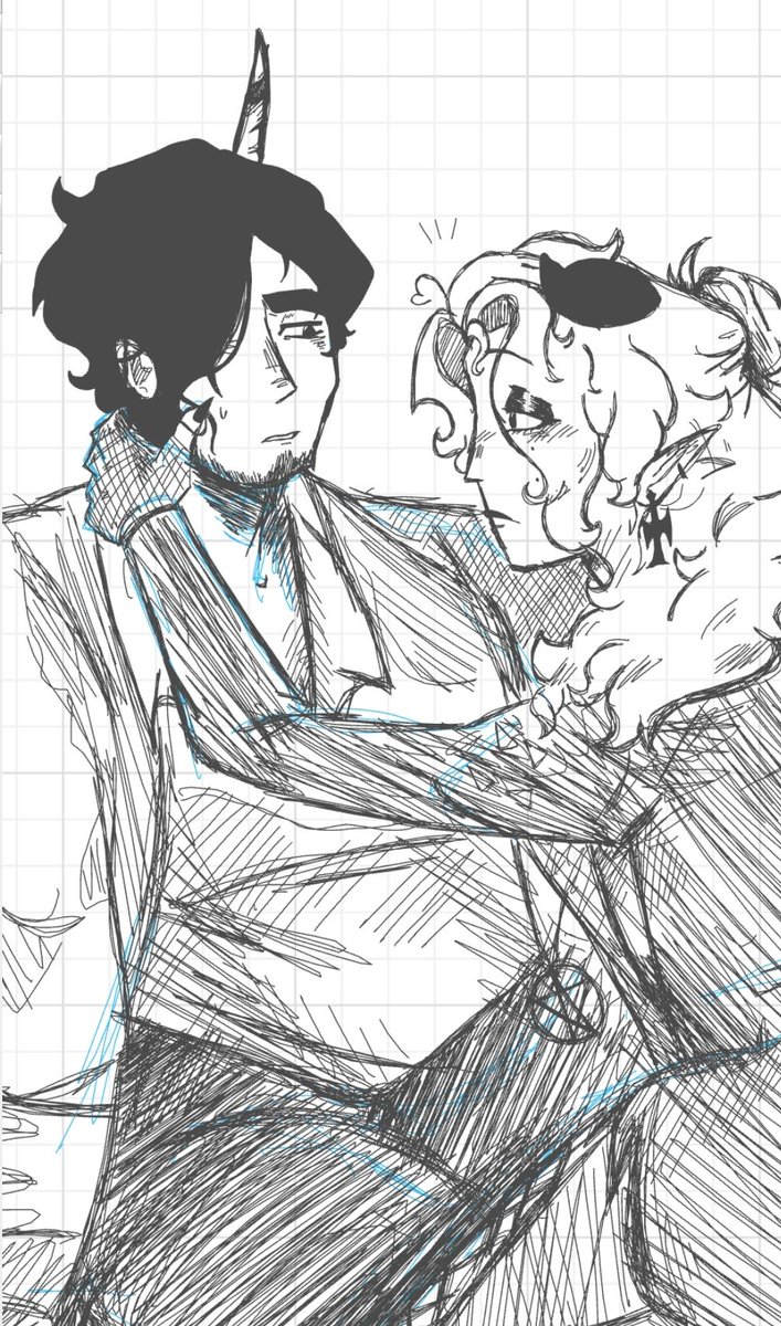 h3arts4lem's tweet photo. There's hair in your face...
Can SOMEONE get these queers, their roleplays are straight GAY.
#Dnd #Fantasyau #Jackpotcrashcourss #Eddiejcc #Bonesjcc #Jccart https://t.co/JlBQ6bqQsq