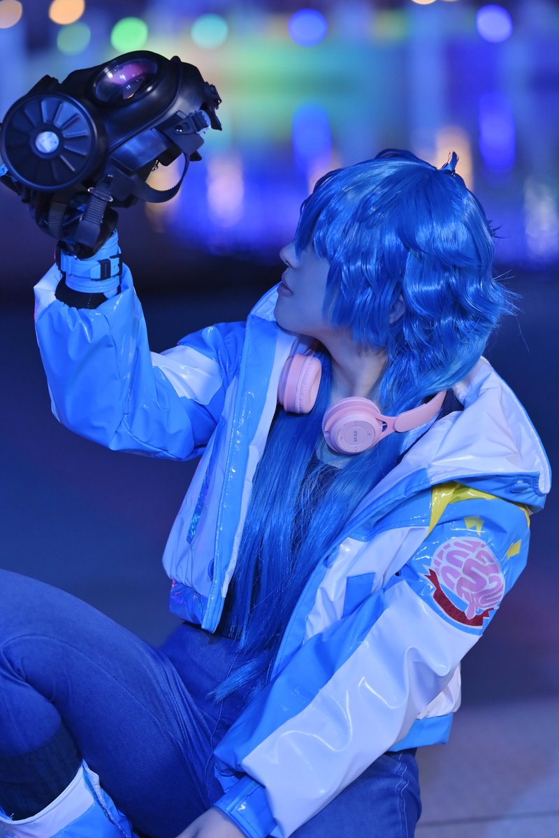 こまこ(^^)様ブルーシャツ明日発送 DMMd 蒼葉cos * 覗いた世界は、煌めいて。 * 📸花月木琉耶さん