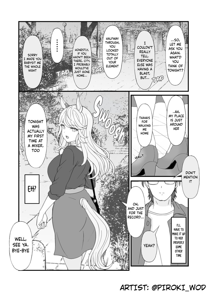 cafe_firstto's tweet photo. Art by @piroki_wod 

[ENG TL]

#Umamusume #UmaTranslations https://t.co/q1r6zU2SBr