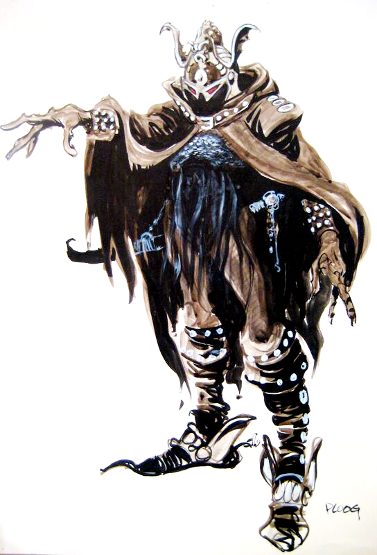 ralphbakshi's tweet photo. A Ringwraith concept by Mike Ploog for #LOTR (1977) from the Bakshi vault https://t.co/2PWNNwaZ80