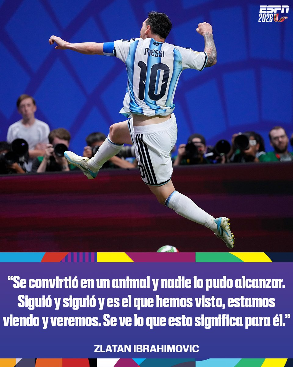 ESPNDeportes's tweet photo. Zlatan definió a Messi de esta manera. 🔥 https://t.co/w5JuMwqAgz