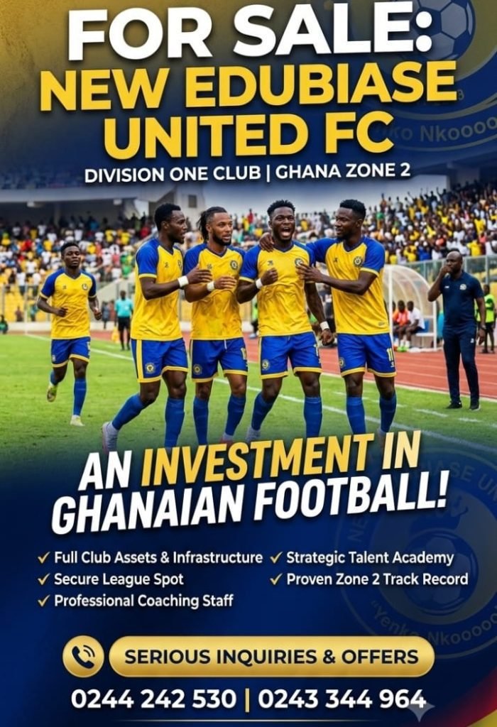 nahuelzn's tweet photo. 🇬🇭 Con este flyer, el New Edubiase United de la segunda división ghanesa se pone en venta.

Si quieren averiguar condiciones, ahí tienen el número para llamar! https://t.co/jGHzpXfLi9