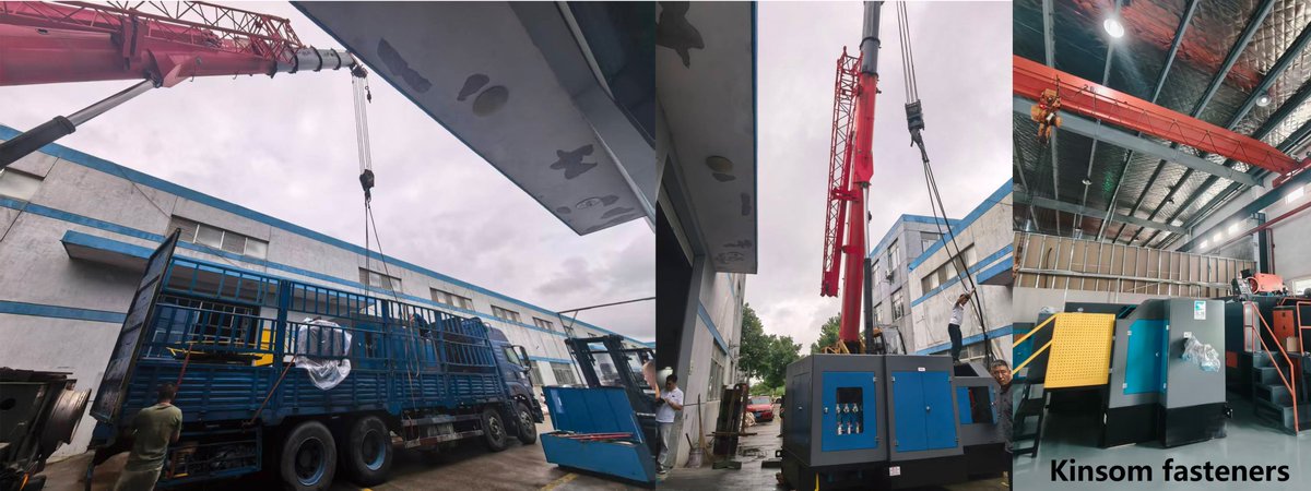 KSpecialFasten's tweet photo. New 4dies 85S multiple station forging machine coming in June 2026 year. New facility helps us to reach new height. Do you know what kind of fasteners it can be done? https://t.co/2rHjLv6F7V #forgingprocessing #customfasteners #kinsomfasteners https://t.co/mS9XwG0RPZ