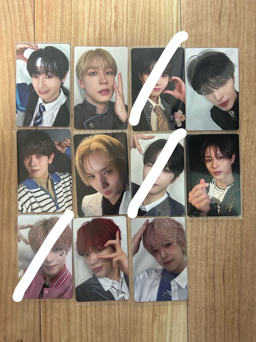 lVUIO8's tweet photo. PRODUCE101 JAPAN 新世界 日プ ファイナル トレカ 交換 

【譲】画像

【求】杉山 照井 加藤

郵送のみでの交換を希望しております🙂‍↕️

お気軽にお声掛けください
#日プ新世界交換  #新世界交換　#KO1KEYZ交換 https://t.co/OlPXCoUfAS