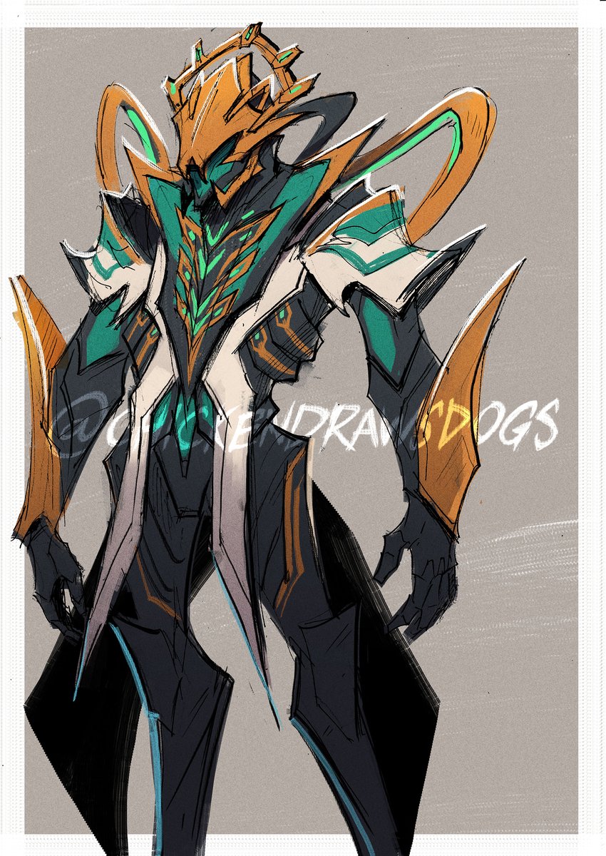 ChickenDraws's tweet photo. How do you guys like these studies of Titania Empress skin and Lavos Prime? I've had quite a bit of fun working on them😆 @PlayWarframe https://t.co/5dIKfYWIKe