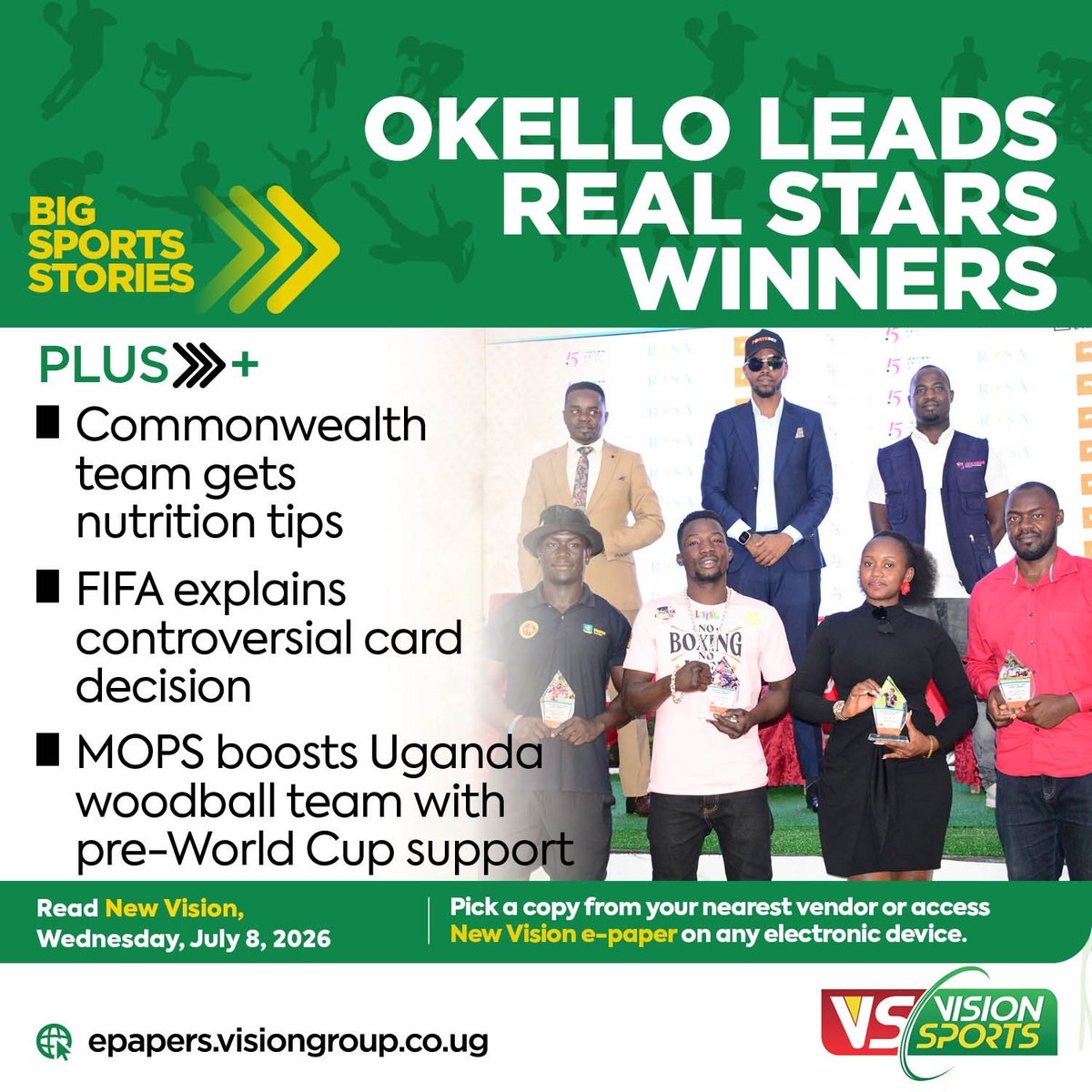 FutureStarsUG's tweet photo. Okello leads #RealStars winners. @newvisionwire @newvisionsport  Read today's New Vision for more details. @AwardsReal https://t.co/Rt0I48EsQB