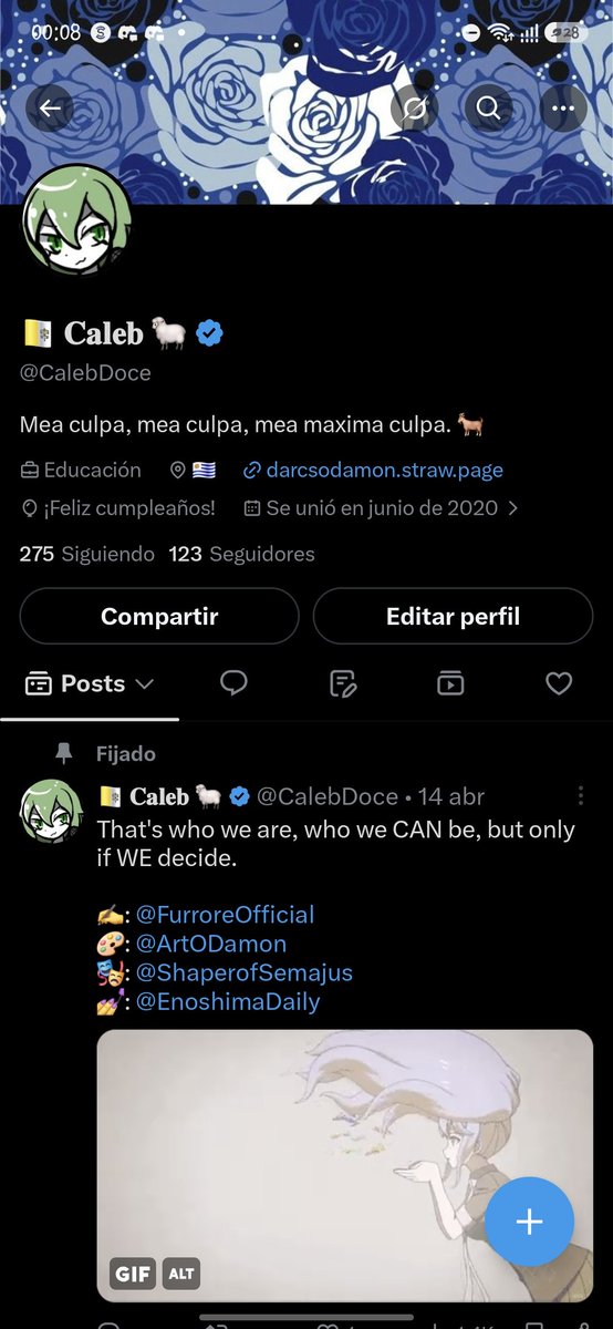 CalebDoce's tweet photo. No hay globitos, pero es mí cumple https://t.co/feyUXH6vRu