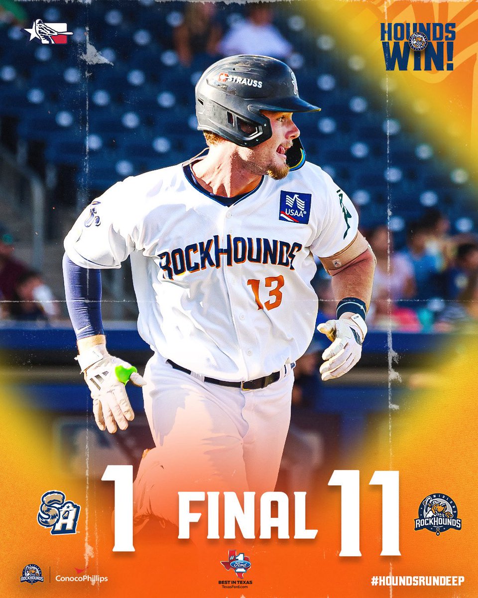 RockHounds's tweet photo. Started off the right way 😎

#HoundsRunDeep https://t.co/486nOu4Z2c