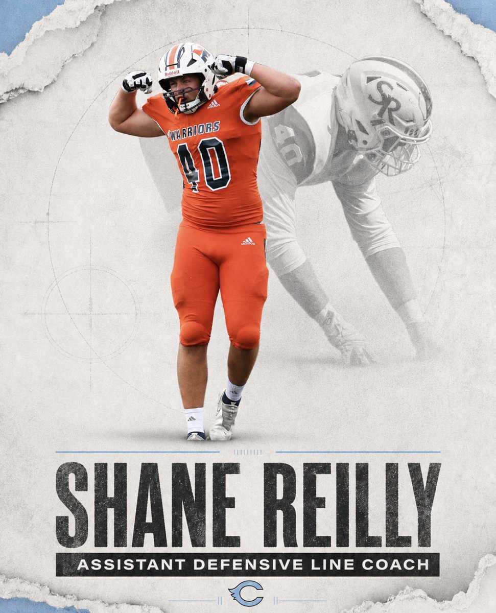 CoachRomero_CC's tweet photo. Let’s Welcome Coach Shane Reilly to Cabrillo Football as our Assistant Defensive Line Coach. A product of Santa Rosa Junior College and Midland University, Coach Reilly brings playing experience, toughness, and a work-first mindset to the defensive line room. @Coach_Reilly_ https://t.co/e4vzhPi4G8