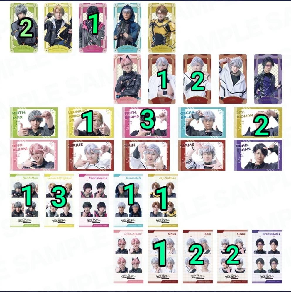 zerozeroruru's tweet photo. 【交換】エリオスライジングヒーローズ　エリステ　ランブロ　クリアコレクション　エリチャン

譲:画像参照
求:ディノor定価
異種交換可

本日マチネ前後、12日ソワレ前後に現地交換可能。
検索からでもお気軽にお声がけください。 https://t.co/FXUBIICQ3z