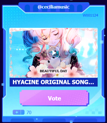 windflowerlia's tweet photo. hello everyone! voting is live for multiverse vistas!

if you had a chance to listen to/liked any of the entries i've submitted this year, please consider voting for us in the "original music" category 🫶

Parallel Stars: W000892 
EXPRESS!: W001058
Beautiful Day: W001124 https://t.co/e5q40BDT22