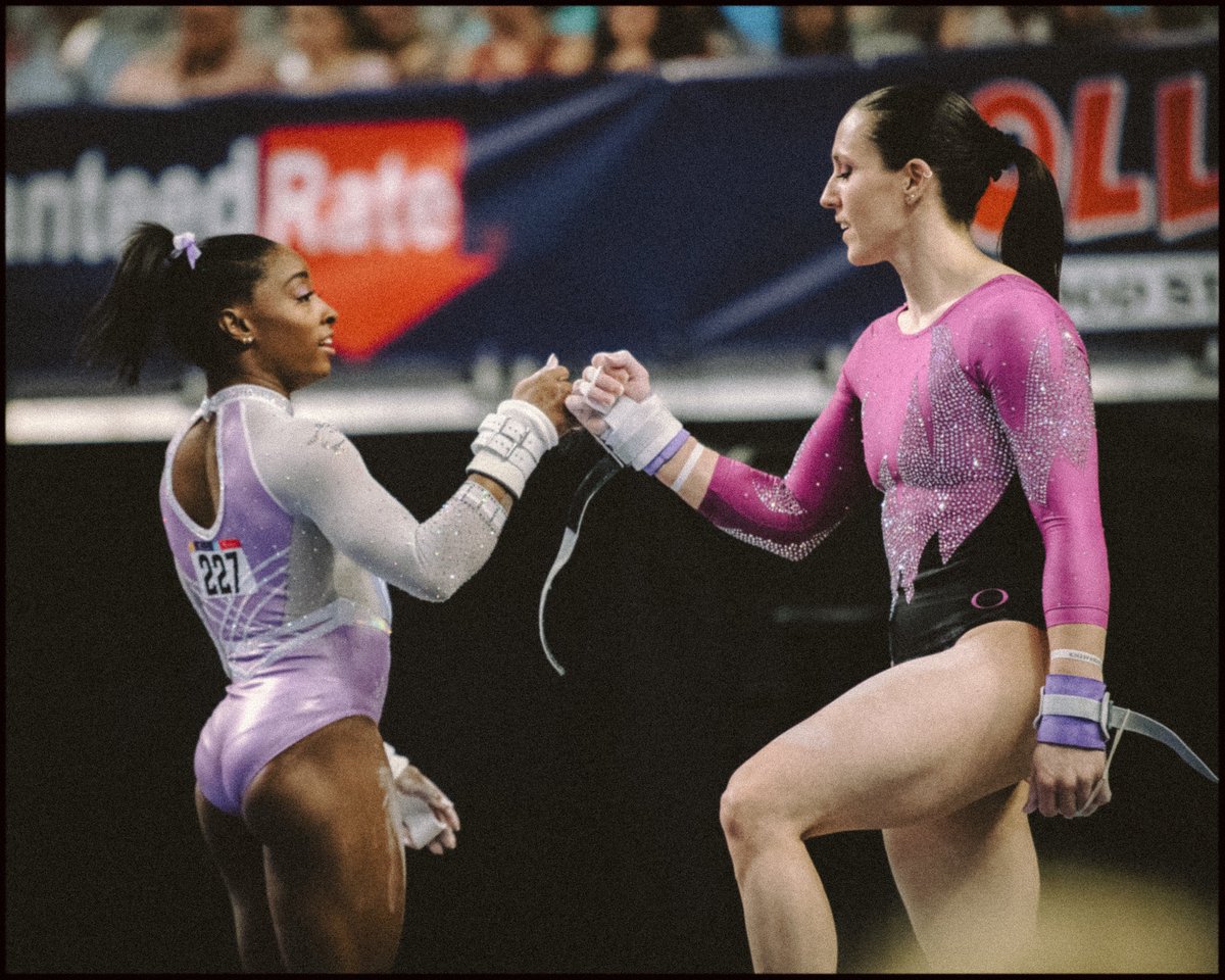 USAGym's tweet photo. how has it already been 5️⃣ years since these iconic moments!?

check out some of our favorite snaps from the 2021 U.S. Championships &amp; then click the link to secure your tickets for this year’s #XfinityChamps ➡️ https://t.co/UEOOKAs8BS https://t.co/F1a0adsrFQ