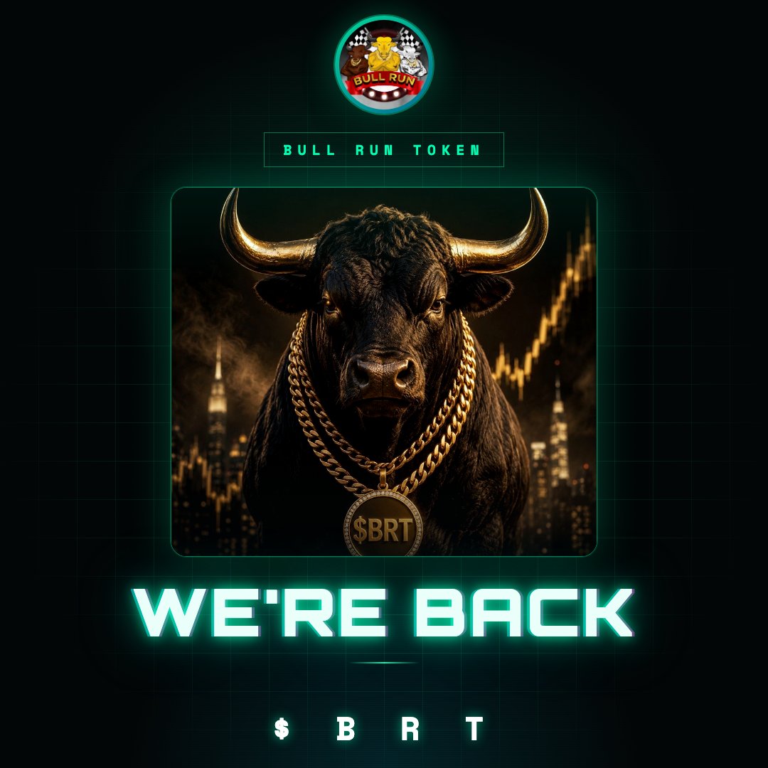BullRunToken's tweet photo. 🐂 We’re Back.

Some stories aren’t meant to end,they’re meant to begin at the right time.

The wait is over. Bull Run Token is officially back with a stronger vision, a fair launch on https://t.co/u7f4wdNCjN, and a community that’s ready to build.

No shortcuts. No hype without purpose.

The next Bull Run starts here. 🚀

🌐 https://t.co/LCxDMRaQvk
💬 https://t.co/0qPw9nER5U