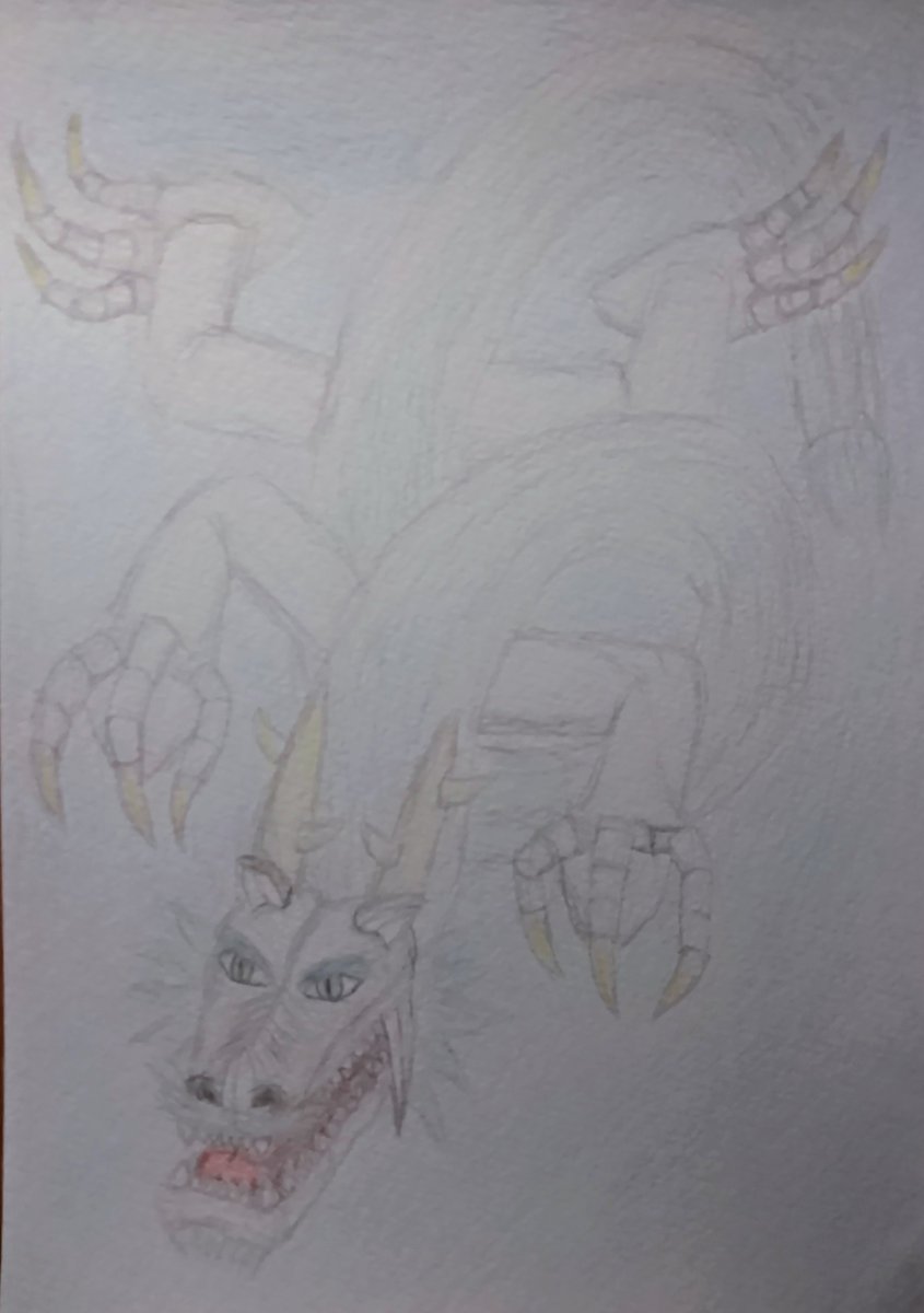 ayanodragongate's tweet photo. 【気まぐれイラスト】

こそぉ～
|дﾟ)＜こんにちばんはぁ〜🌇

本日は
以前投稿した
私の相棒の白龍こと
白銀さんの
ミニキャラバージョンが
完成させましたので
投稿いたします⭐️🐉

ちょっと
このイラストを
描いている時に
また面白いアイデアが
浮かびましたので
そちらも今後　
遊び感覚で
取り入れていくつもりです🐉

【宣伝】⇩

まだ
お昼の【イラスト】の
ポストをご拝見、ご反応
頂けましたら嬉しいです⭐️

https://t.co/pvzxelA3Gj
⇧こちらに載せておきますので
もしもよかったらですが
ご拝見なさってみてくださいませ🙇🏻‍♀️

#絵描き
#お絵かき
#イラスト
#創作
#落書き
#ラクガキ
#手書き
#色鉛筆
#鉛筆
#シャープペン
#オリジナル
#オリジナルイラスト
#アナログ
#アナログ絵
#アナログイラスト
#絵描きさんと繋がりたい
#絵師さんと繋がりたい
#イラスト好きな人と繋がりたい
#イラスト好きさんと繋がりたい
#人
#人物画
#龍
#ドラゴン
#龍神
#神
#神様
#絵描きさんフォロバ１００
#龍神天界門