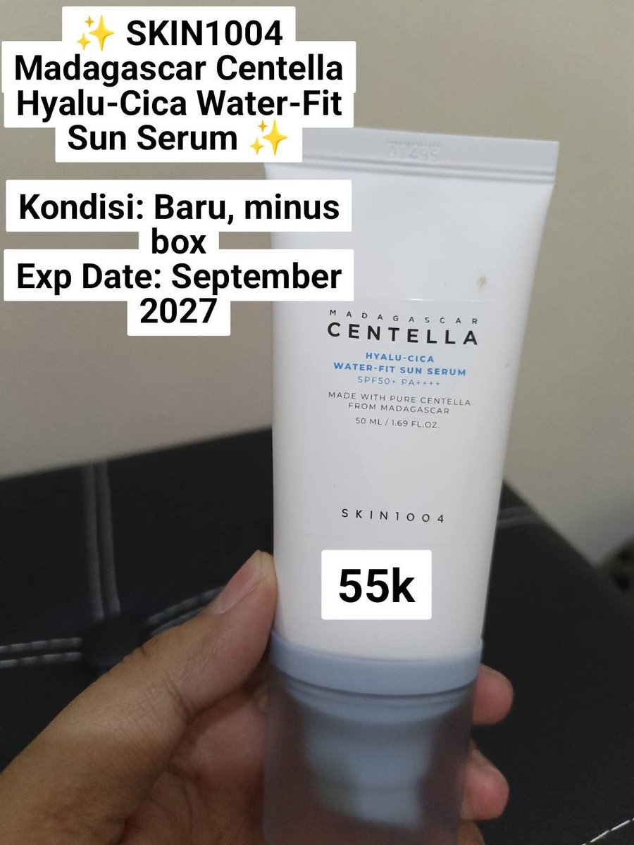 jaeminunna's tweet photo. WTS // WANT TO SELL

- SKIN1004 Madagascar Centella Poremizing Clear Toner; Centella Hyalu-Cica Water-Fit Sun Serum
- Sepatu uk 39 (24.5); uk 40 (24.5)
- Parfum Saff &amp; Co. — Remedia Amoris

📍 jaksel, bisa co shopee
🍊 splitpay, harga excl packing &amp; admin shopee
[!!!] mt after dm https://t.co/zEtTsidMdD