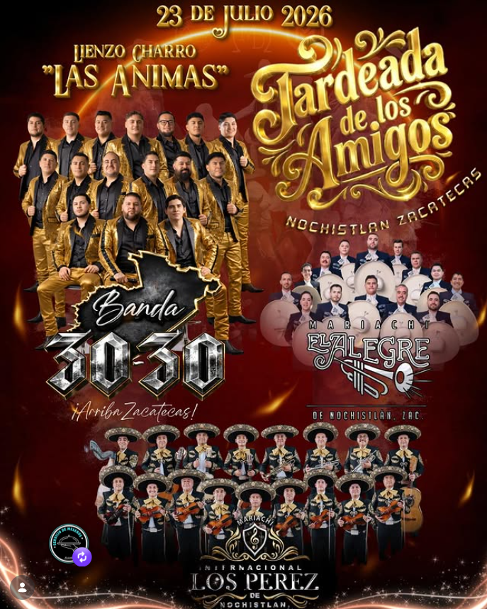 MagicNochistlan's tweet photo. Invitamos a los de a caballo a la "Tardeada de Los Amigos", hijos ausentes allí nos vemos.
#MigrantesNochistlenses 
#ElHijoAusente 
#ViveNochis 
#NochistlanElMasMusical 
#ZacatecasDeslumbrante  

Ver más-> https://t.co/szYpZe3eFp https://t.co/96H2Ir4Kf4