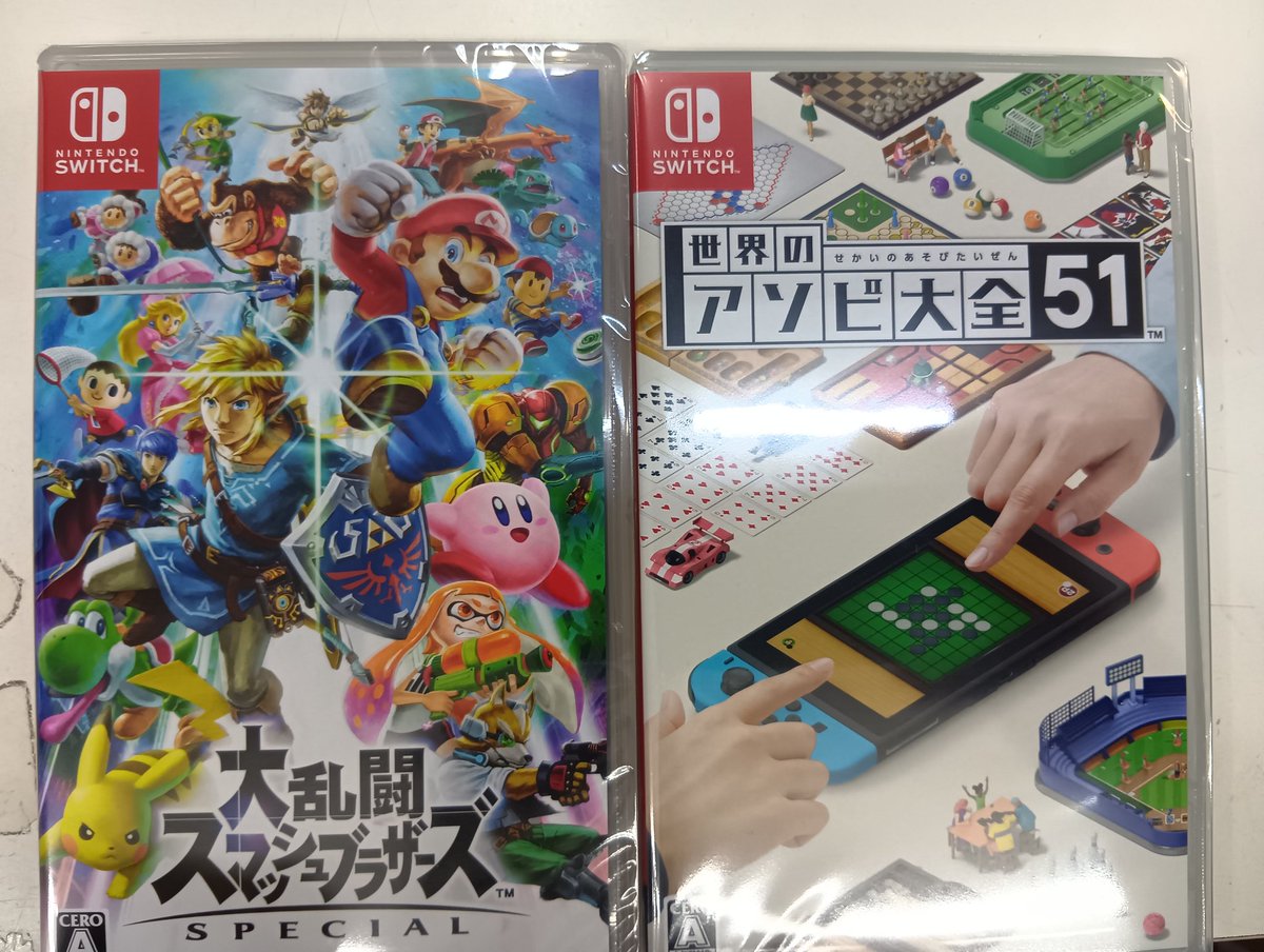 新品】 人気につきお品切れしておりましたNintendoSwitchのソフトが再