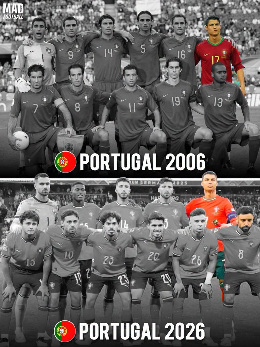 indust69377's tweet photo. From 2006 to 2026: The eternal journey of CR7🇵🇹🐐😢 https://t.co/lZkJOQ8sLf