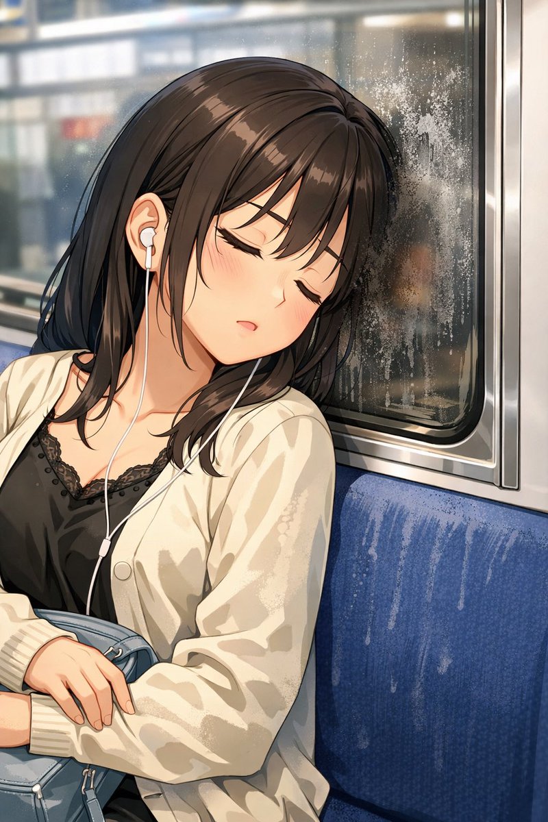 Hastshehogan's tweet photo. 電車の座席の後ろにある窓は、オジさんの脂、整髪料など誰の汚れがついているかわからない。
そんな窓に頭をしっかりとつけて寝ている女性は不憫に感じるのは私だけ？
#電車の窓  #汚れた窓  #汚い https://t.co/0JC8aagc5B
