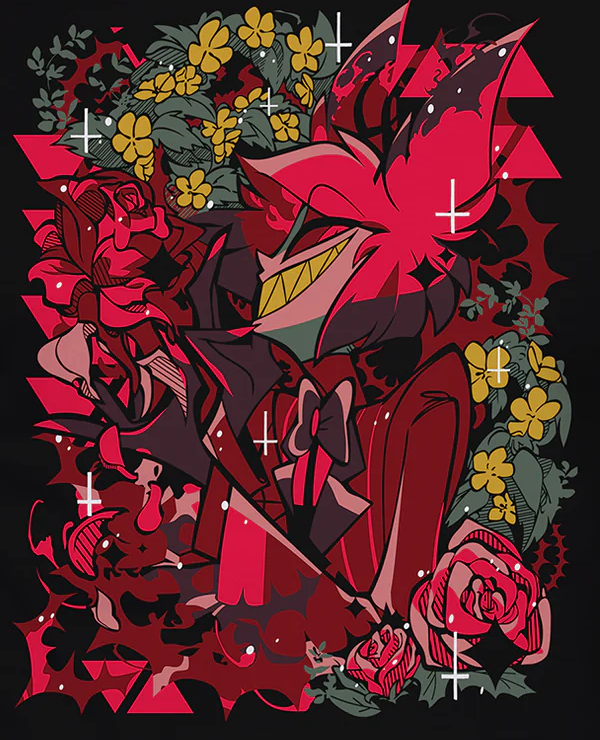 radi0f1re's tweet photo. incredibly underrated official images of Alastor. he's so fucking pretty i would die for him❤️🦌 https://t.co/0zj4ADGgF4
