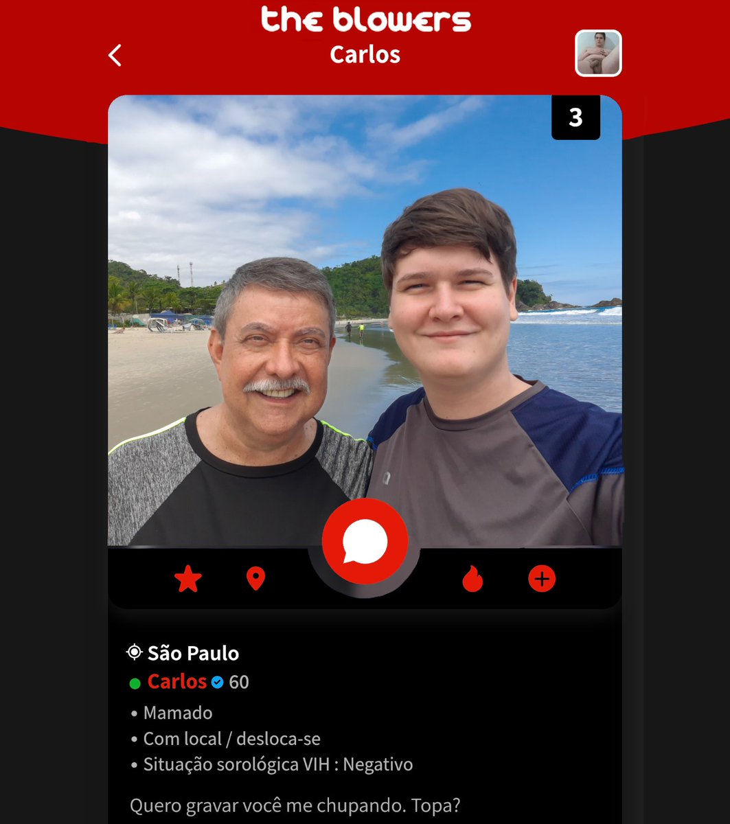 carlosandjunior's tweet photo. Já usou o app @TheBlowers? Tem um monte de coroas lá pra transar gostoso 😈. Acesse no link abaixo

👉https://t.co/AvFKqncBwe🤤