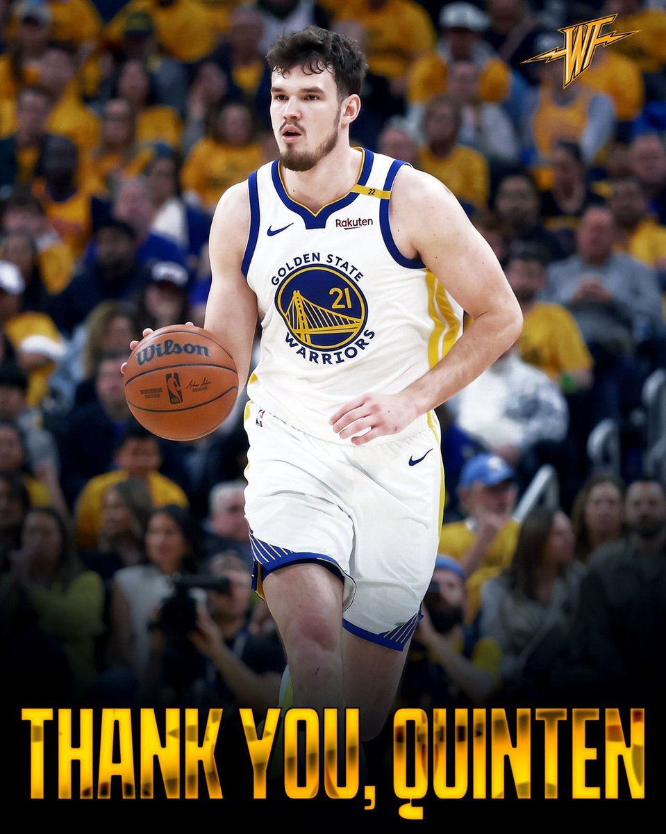 TheWarriorsTalk's tweet photo. The Warriors will officially part ways with Quinten Post.

Post will sign with the Memphis Grizzlies after Golden State did not match Memphis’ three-year, $30 million offer sheet. https://t.co/Sq58Y5ZRI0
