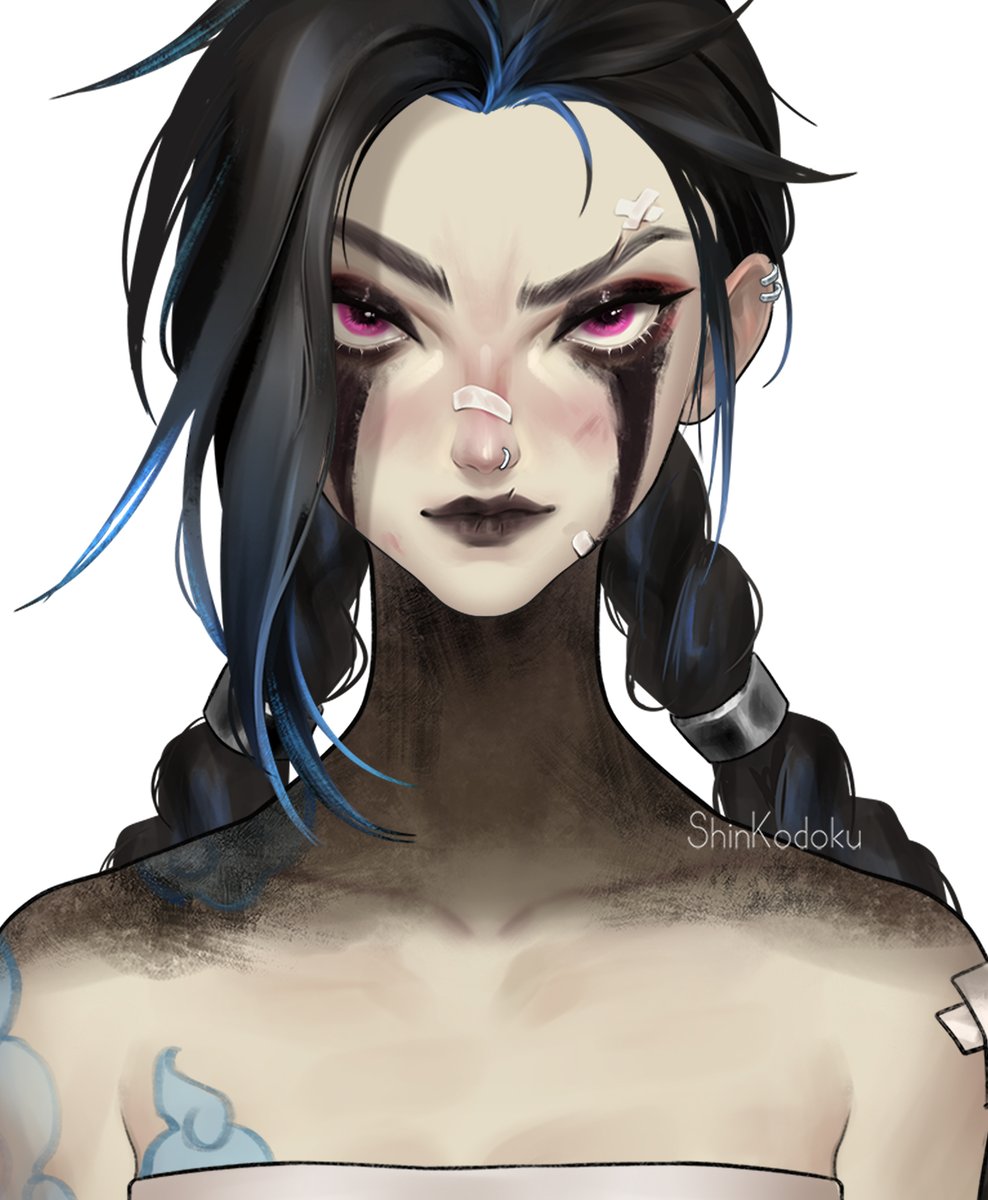 ShinKodoku's tweet photo. Jinx with fighter-Vi makeup 💪👊🥊👊🥊
#arcane https://t.co/Gw2jK1EibE
