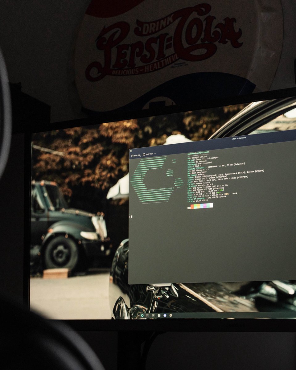 matthew_piccolo's tweet photo. I can finally say I pulled the trigger and ditched Windows.

Deeper down the rabbit hole I go🐇 https://t.co/538yiZc0FD