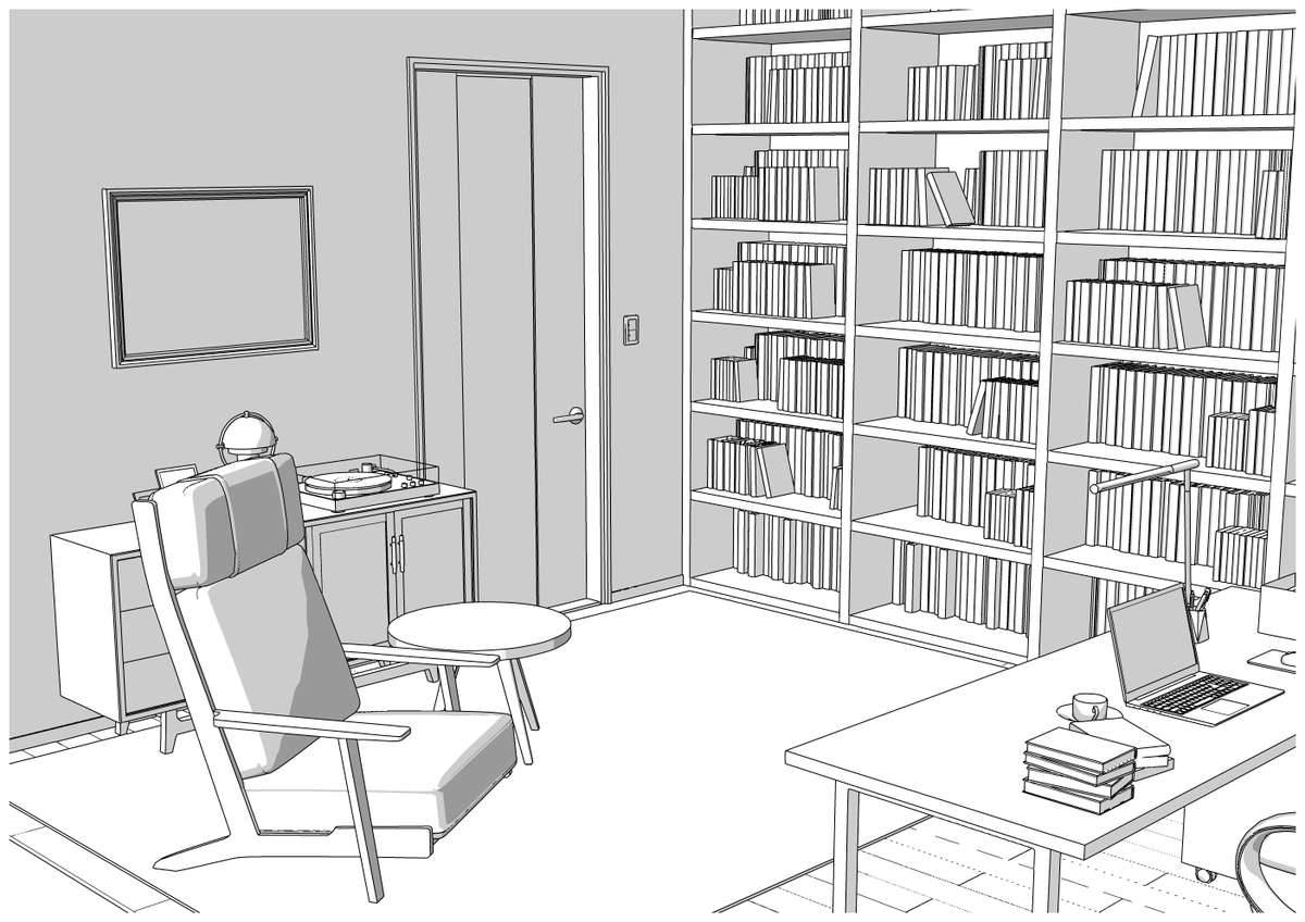 bottari_asset's tweet photo. 정말 퀄리티 좋은 3D 방 소재 두 개가 기한 한정 무료로 올라왔네요! 
가벼운 연성이나 흑백만화, 동인지, 웹툰에도 좋을 것 같아요. 
미리 받아가세요!

📍클튜 3D 고층 아파트 서재 / 빈방 (기한 한정 무료) by さわらめ https://t.co/ijGhW9SKru