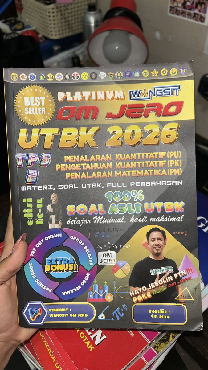 Vnscldd's tweet photo. WTS/PRELOVED buku intensif/superintensif inten dan wangsit (BELUM TERSENTUH MASIH SANGAT BERSIH) 

boleh dm untuk kondisi dan harganya yaa, for fast respon boleh chat wa di 081231595507 yaa
#zonauang #zonajajanᅠᅠᅠ #bukuinten #preloved #wts #interests https://t.co/QTwa5NW2CJ