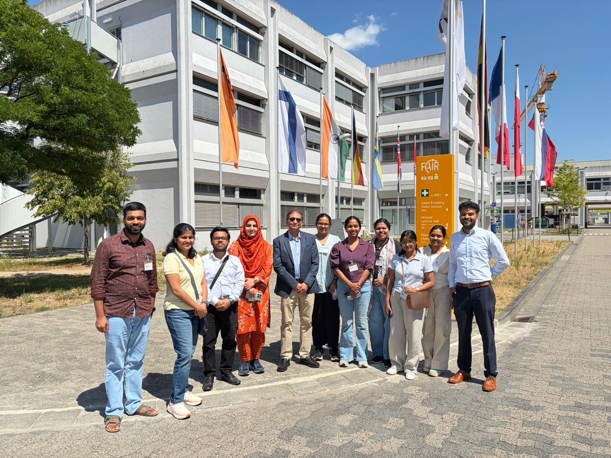 IndiaDST's tweet photo. The Embassy of India, Germany in association with the Facility for Antiproton and Ion Research (FAIR), Darmstadt arranged an exposure visit for the Lindau Young Scientists. FAIR being one of the largest ongoing international accelerator projects in the world with India as the founder partners and one of the major shareholder countries of the project gives the researchers a first-hand look at the facility, and opens up possibilities for future collaboration across a wide range of interdisciplinary research fields.

@waghmare16 @Arindam_DST @lindaunobel @GermanyinIndia @eoiberlin