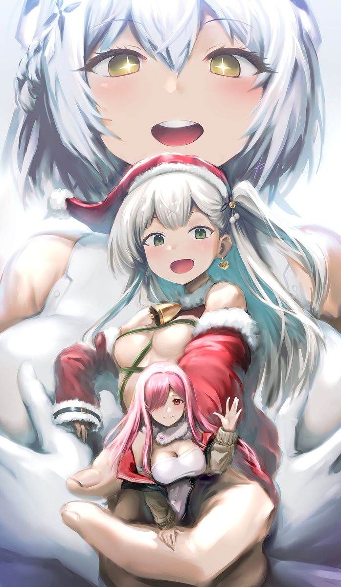 ABzome's tweet photo. そうそう、直接コンテストに出したのでXには投稿していませんでしたがハツリバーブ2.5thファンアート部門で灰燼クリスマス多段サイズ差イラストがアイデア賞を頂きました。ありがとうございました。 #ハツリバ https://t.co/GmOqkmu2X1