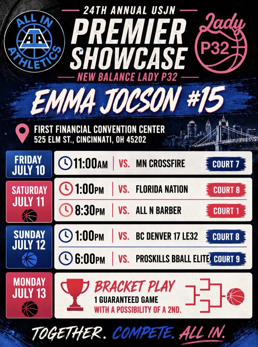 emma_jocson's tweet photo. Excited to get back on the court with @AIAelitegirls in Cincinnati, OH this weekend! Here’s my schedule:

@aiathletics @IGBRcoverage @pgh_lisa @PGHIllinois @VH_GBK https://t.co/TxFXOq1dw3