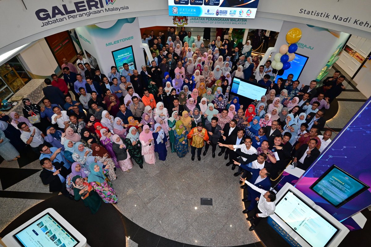 StatsMalaysia's tweet photo. #StatsMalaysia
#StatistikNadiKehidupan
#StatistikSegalanyaPasti
#BE2026
#BanciEkonomi2026
#EconomicCensus2026 https://t.co/RLcWFQZwdX