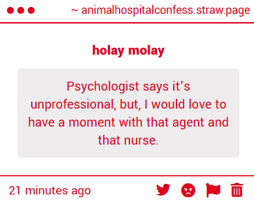 AHconfessionsss's tweet photo. suspicious
#animalhospital https://t.co/MtLtKUoMGM