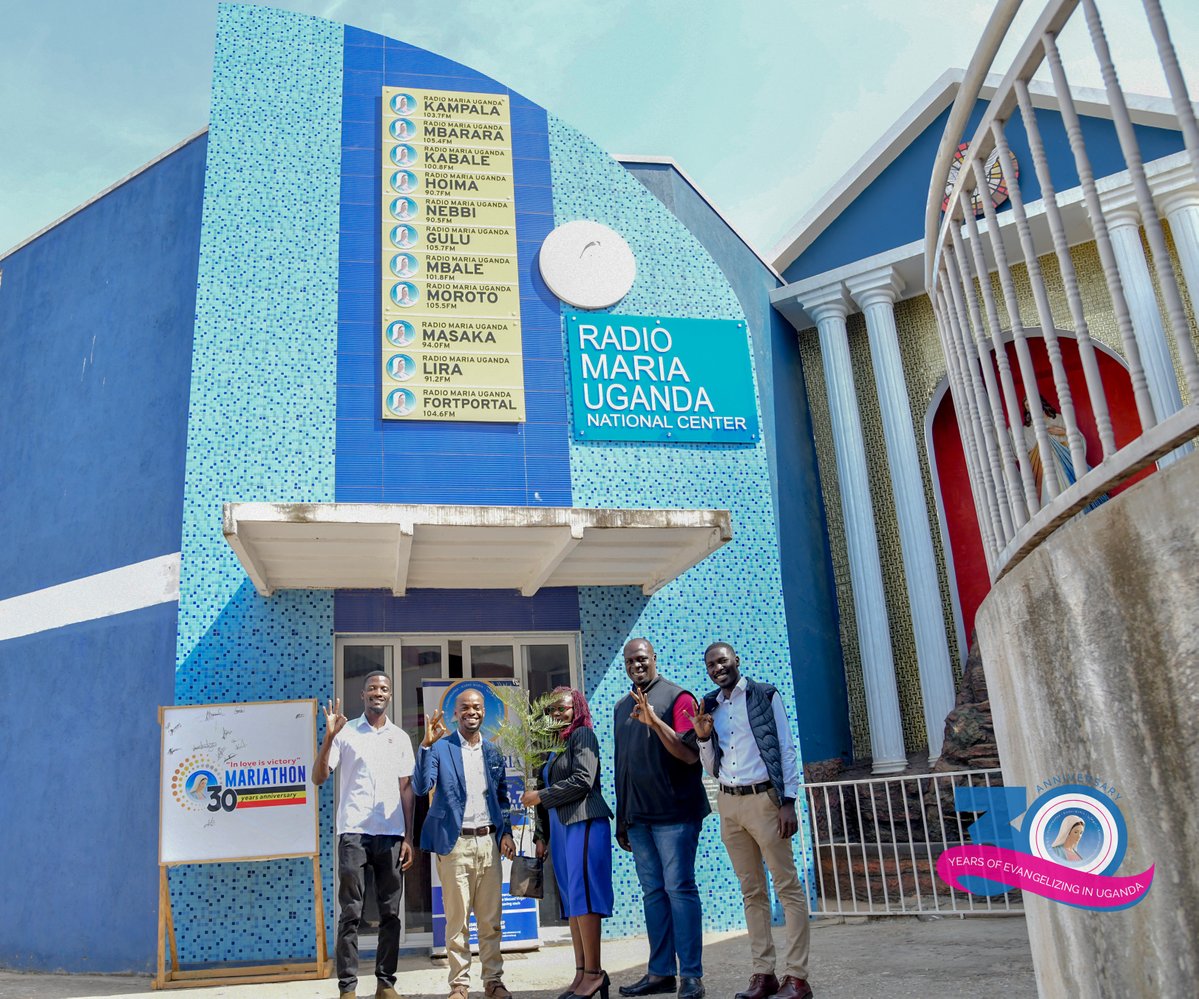 radiomariaug's tweet photo. Sow for Yourselves Justice, Reap the Fruit of Piety; Break up your Fallow ground.Hosea 10:12 🌱
As We Celebrate 30 years of Evangelization, The Radio Maria Uganda Team is Planting Seeds for a Greener, Holier Tomorrow. JOIN US FOR PARTNERSHIP🙏#Mariathon30 #TreeCampaign #LaudatoSi https://t.co/h4CXtGMJGI