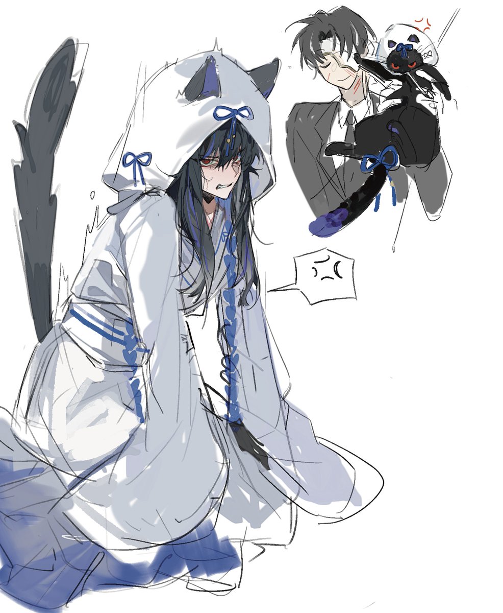 fanjing1124's tweet photo. 盐见夜完全是猫 https://t.co/HhA7PnRal0