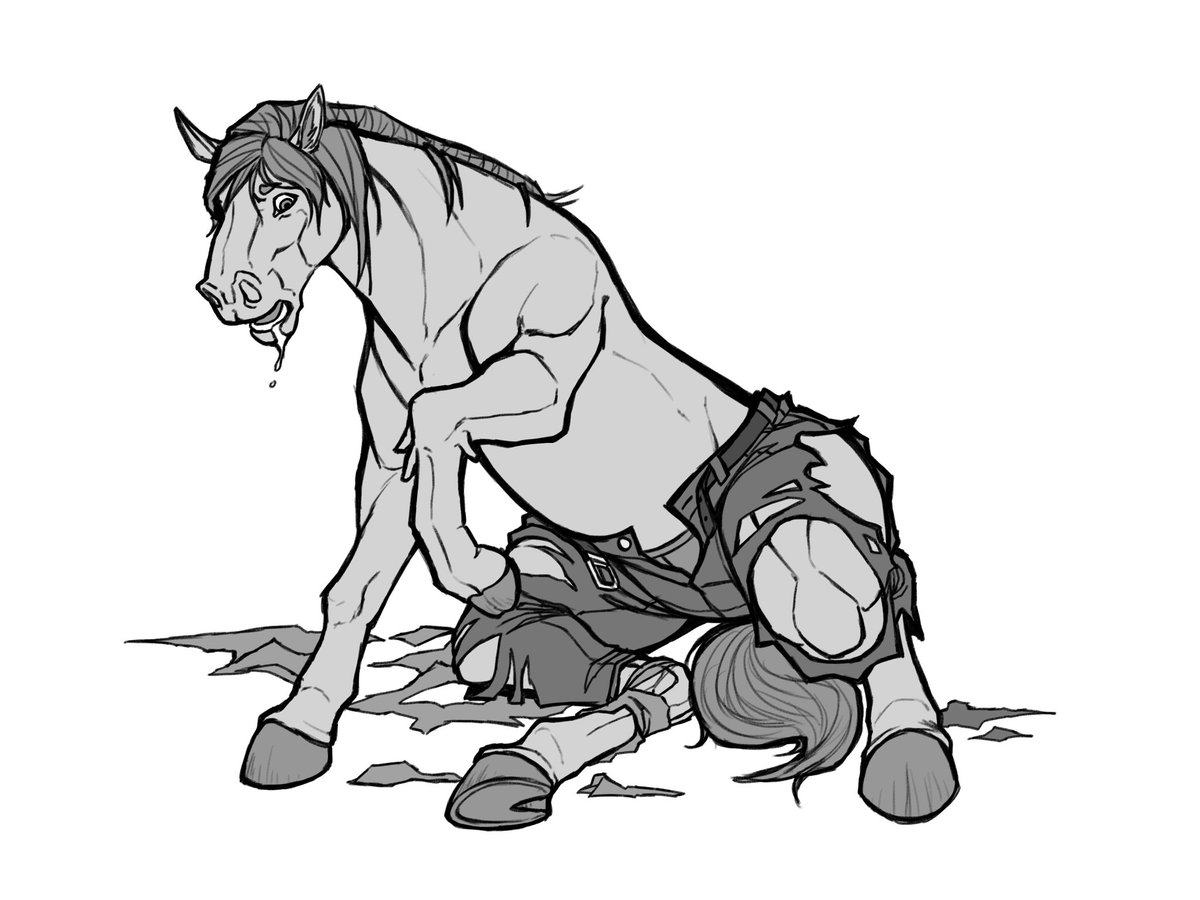 That1TFGuy's tweet photo. First commission done! It's been a hot minute since I've drawn a horse tf, so it was really fun! Thank you for commissioning me!

#tf #tftuesday #tfeveryday #transfur https://t.co/J9dnFdTjEA