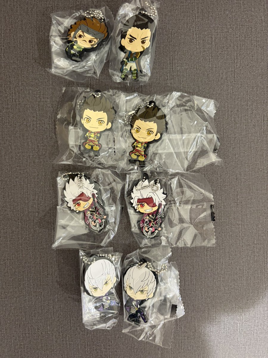 ban_getsu's tweet photo. 【交換】戦国BASARA カプセルラバーマスコット

譲)佐助、小十郎、家康2、元親2、三成2

求)同種 元就

出先の為、IDカードは無し。郵送でのお取り引きのみになります。検索、FF外からお気軽にお問い合わせください🙇‍♂️ https://t.co/ol6GDivuli