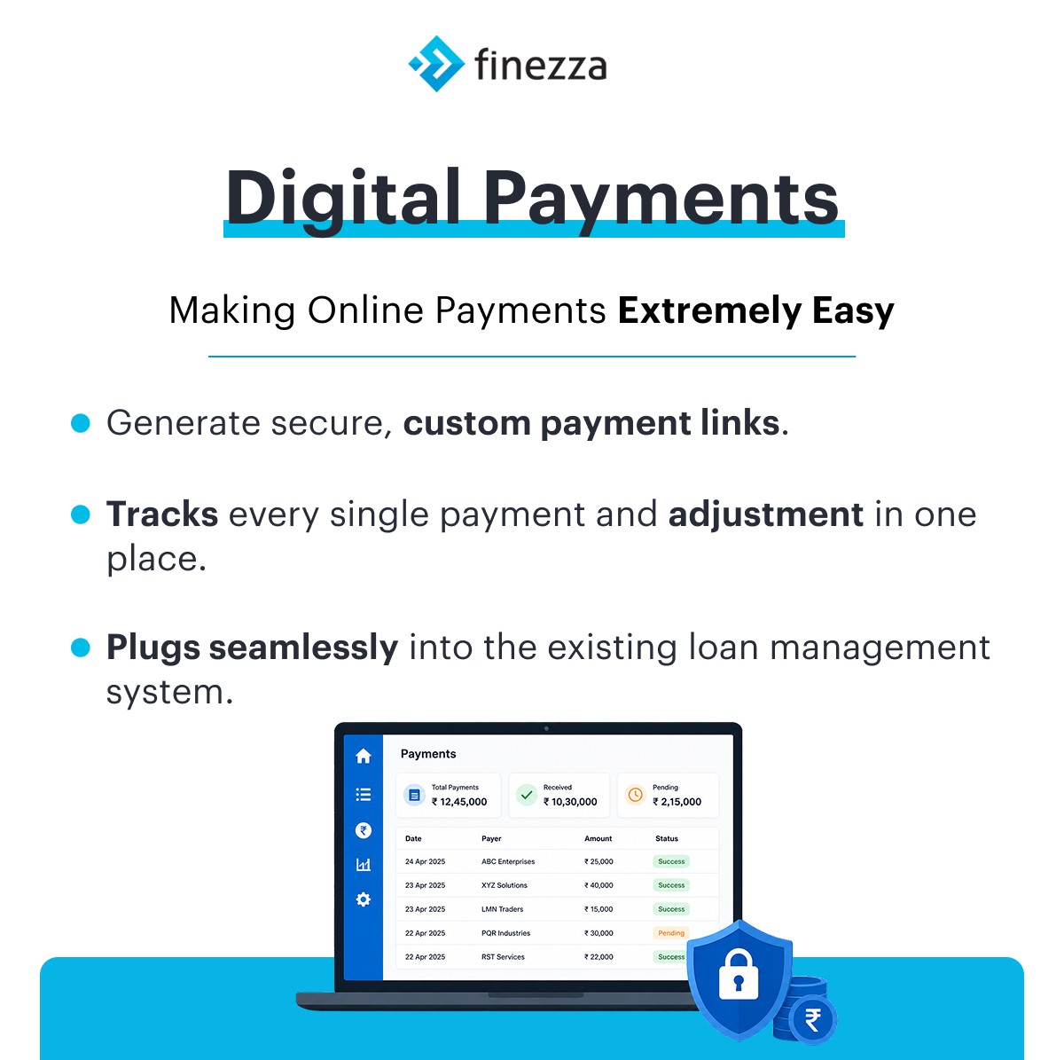 FinezzaHQ's tweet photo. Upgrade to Finezza's AI-powered Collection System!
Automate case assignments & ensure compliant, customer-centric recovery.
https://t.co/tYXEYHFEJc
#DebtRecovery #CollectionManagement #FintechIndia #NBFCLending #LoanManagement #Finezza https://t.co/g0kwXxT32K