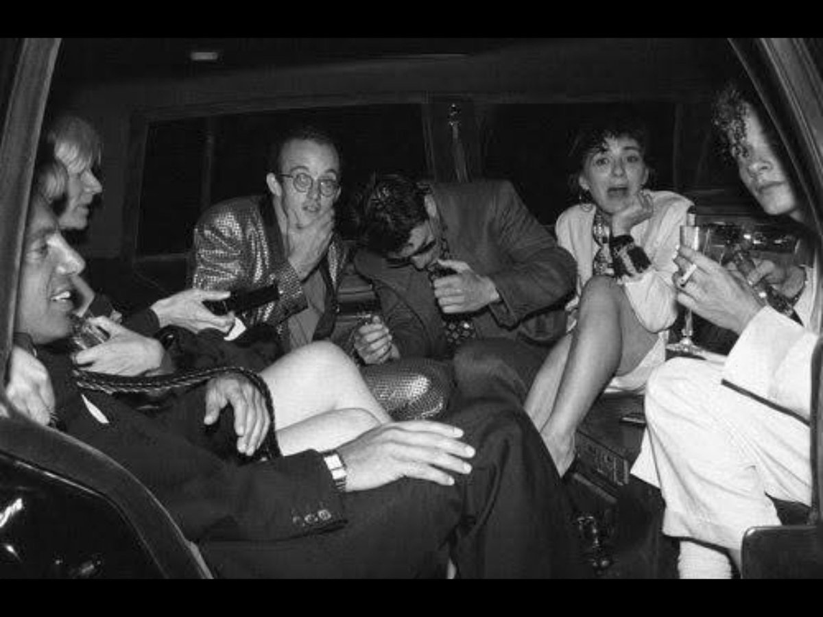 akileyb's tweet photo. Keith Haring, Martin Burgoyne, Maripol at Madonna/Sean wedding #danceteria oh and Warhol and Tom Cruise https://t.co/kFpmfRdDTn