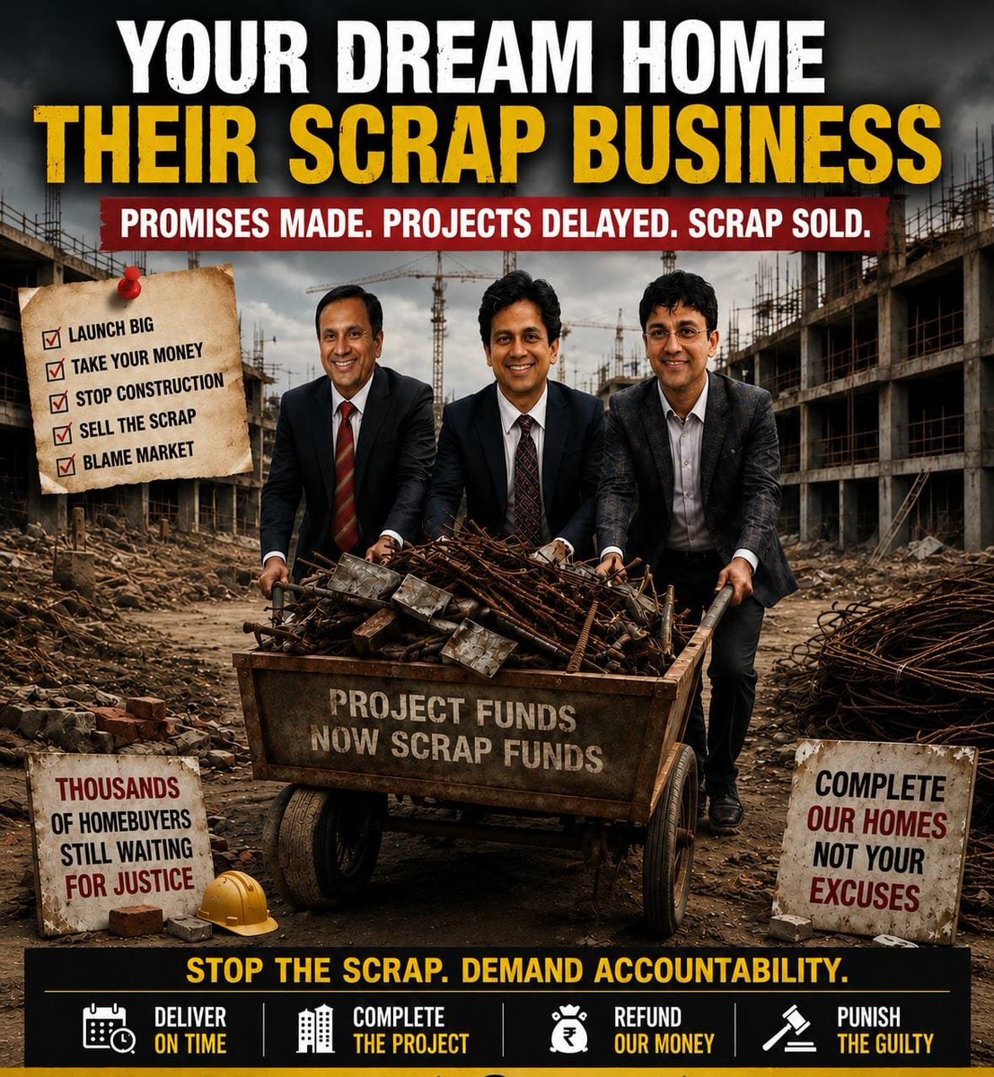 VikrantGup18679's tweet photo. 10000 crores scam..Hawala kings, murderers, bahubali's-Binder Pal, Bharat and Prateek Mittal all directors of Sushma Buildtech Pvt Ltd Punjab absconding since 2 months..
Police, politicians, officials have become corruption guru #DeathOfDemocracy https://t.co/ySwF1KZw8v